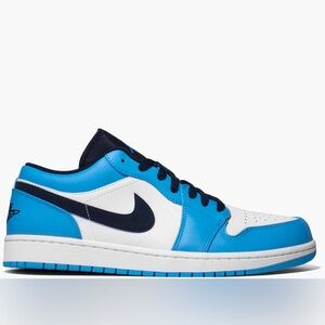Nike Blue and White Sneakers
Air Jordan 1 Low ‘UNC 2021’ Blue